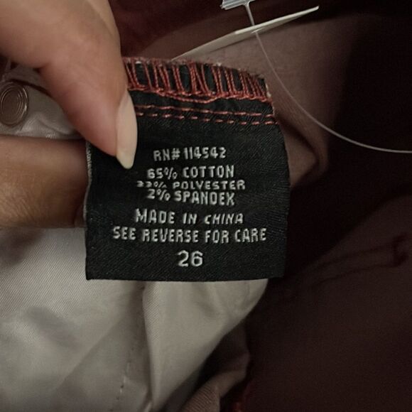 NWT FRANCESCA’S JOU JOU Mid Rise Culotte Pants  Size 26 - Picture 6 of 6